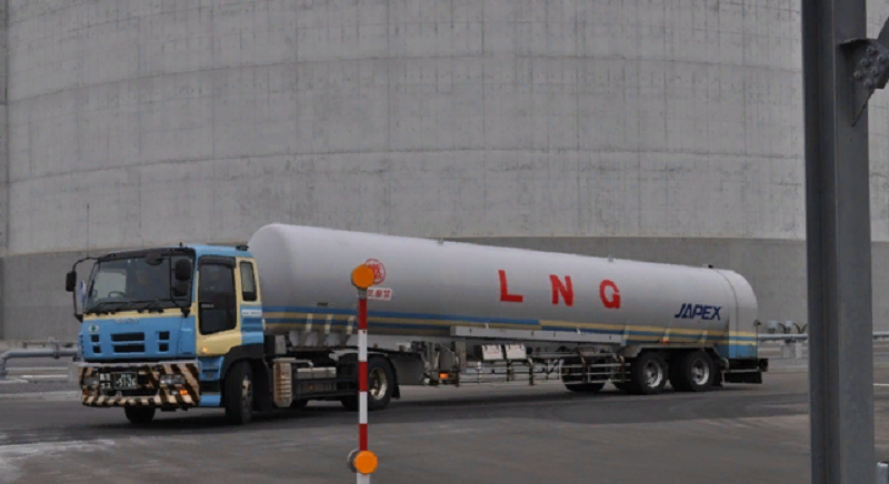 перевозки СПГ грузовиками